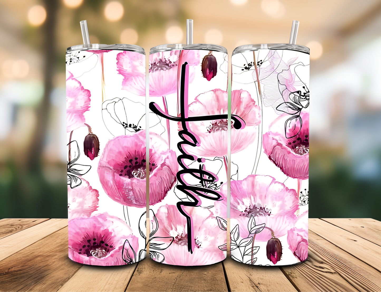 Pink Flower Faith