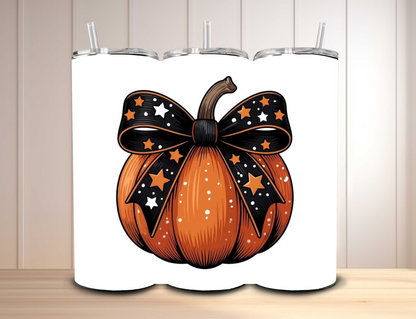 Pumpkin with bow