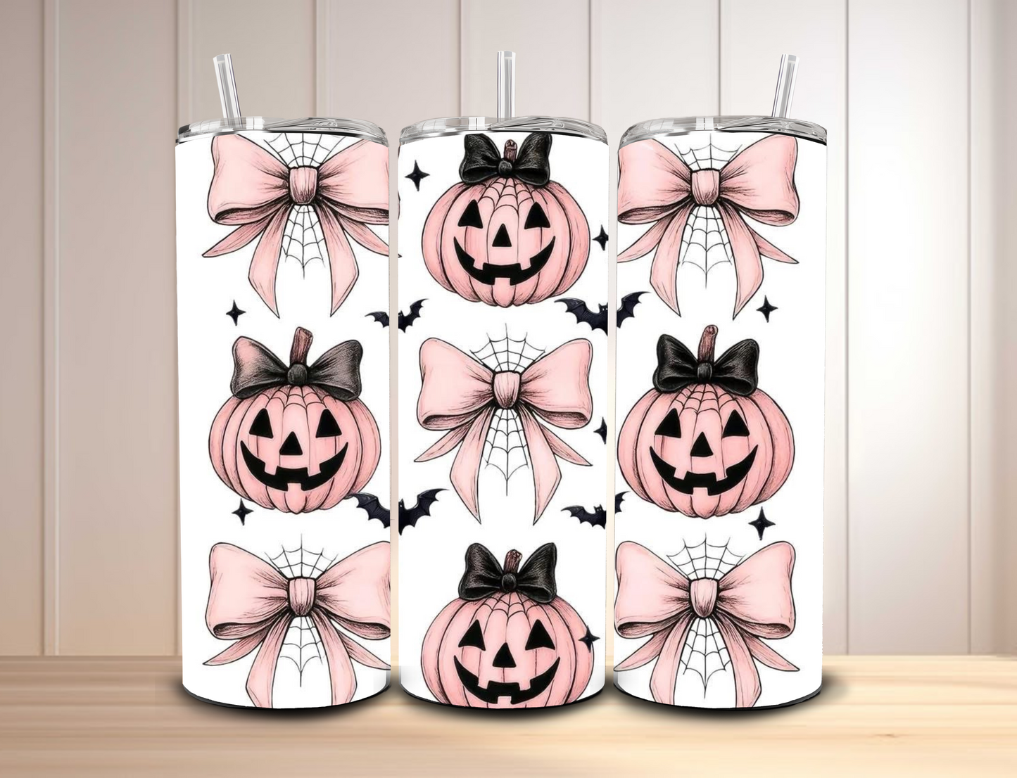 Pink Bows & Pumpkins