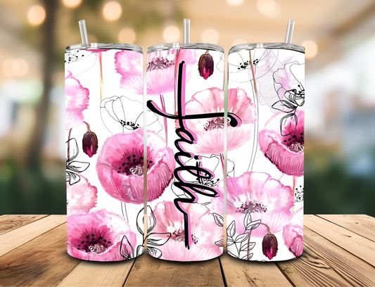 Pink Flower Faith