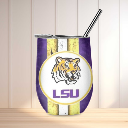LSU Wine tumbler
