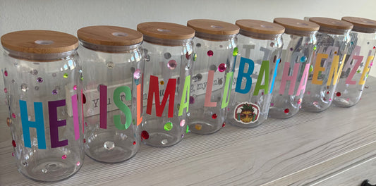 Custom name cups (made by Sophie)