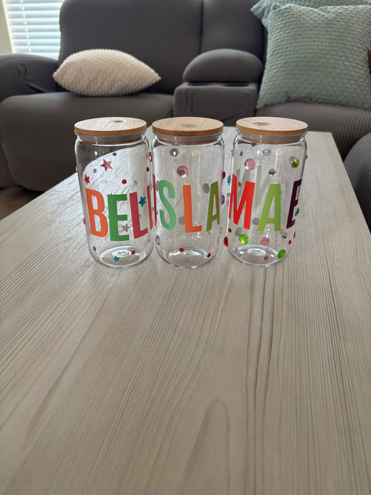 Custom name cups (made by Sophie)